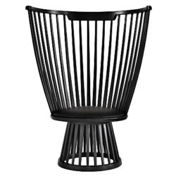 Tom Dixon Fan Chair, Black